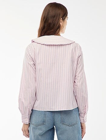 Camisa cuello Claudine