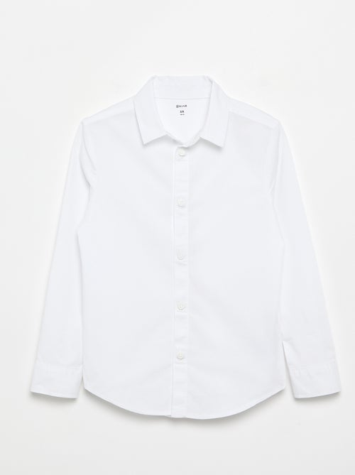 Camisa de algodón - colección fácil de poner - Kiabi