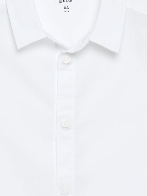 Camisa de algodón - colección fácil de poner - Kiabi