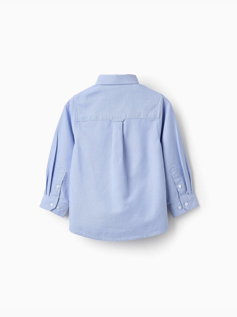 Camisa de algodón Azul claro - Kiabi