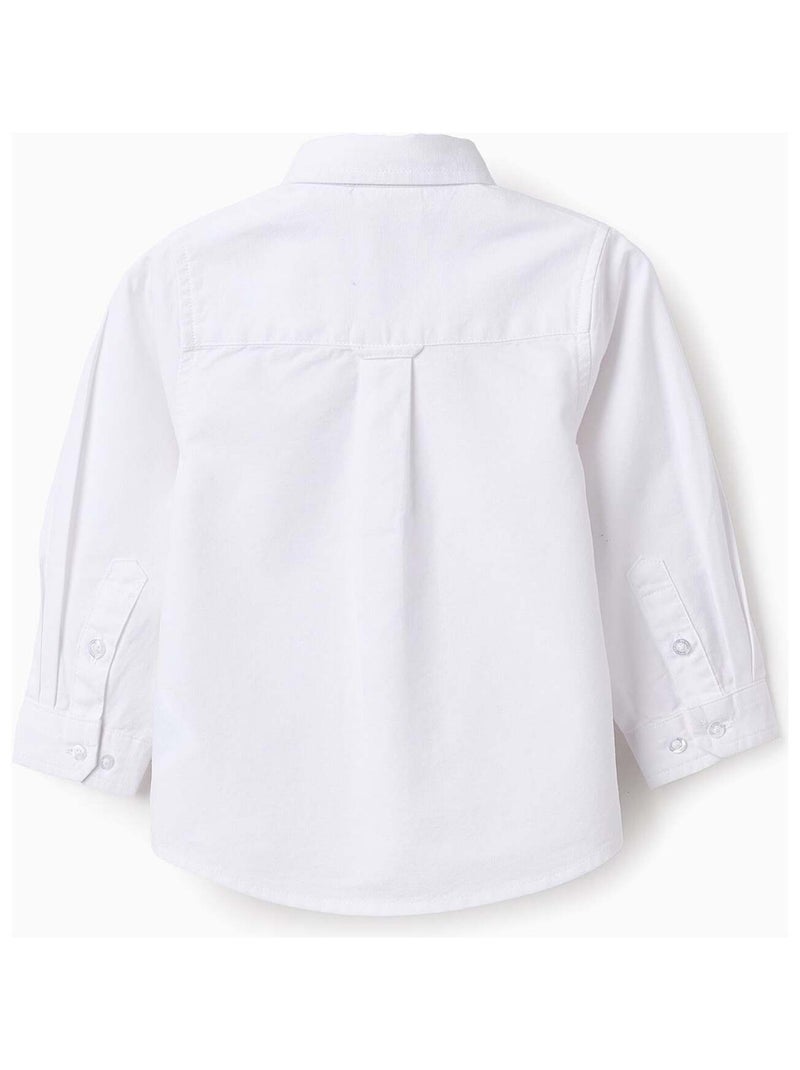 Camisa de algodón Blanco - Kiabi