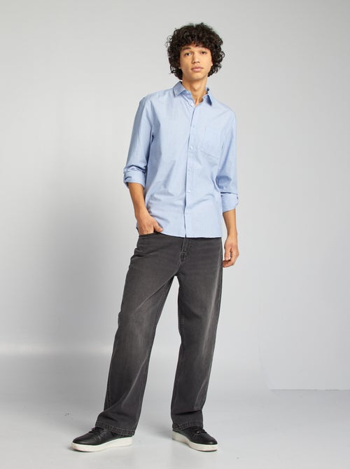 Camisa de algodón con bolsillo - Kiabi