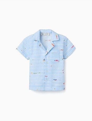 Camisa de algodón con estampado Carolina Celas x Zippy