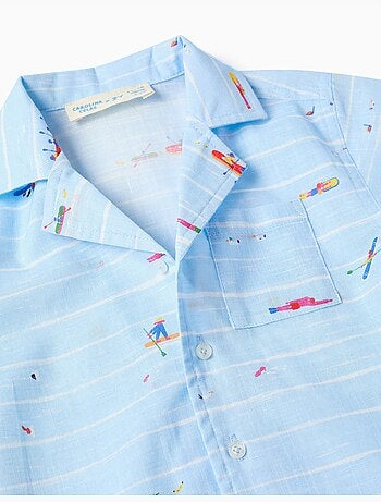 Camisa de algodón con estampado Carolina Celas x Zippy