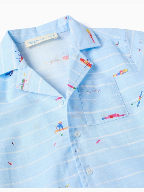 Camisa de algodón con estampado Carolina Celas x Zippy - Kiabi