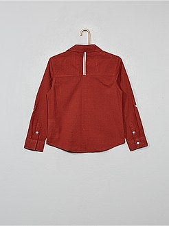 Niño 3-12 años - Camisa de algodón con relieve - Kiabi