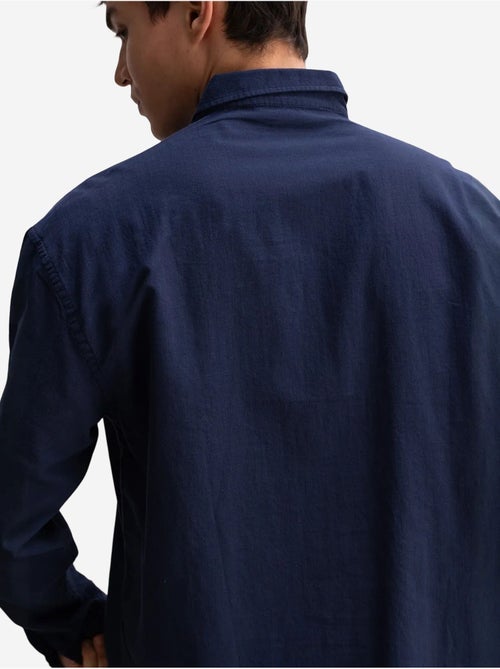 Camisa de algodón extragrande con botones giesto - Kiabi Camisa de algodón extragrande con botones giesto - Kiabi