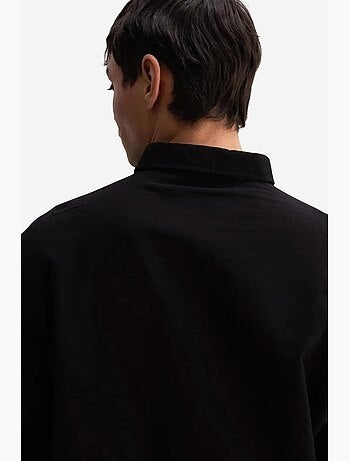 Camisa de algodón extragrande con botones giesto