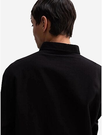 Camisa de algodón extragrande con botones giesto