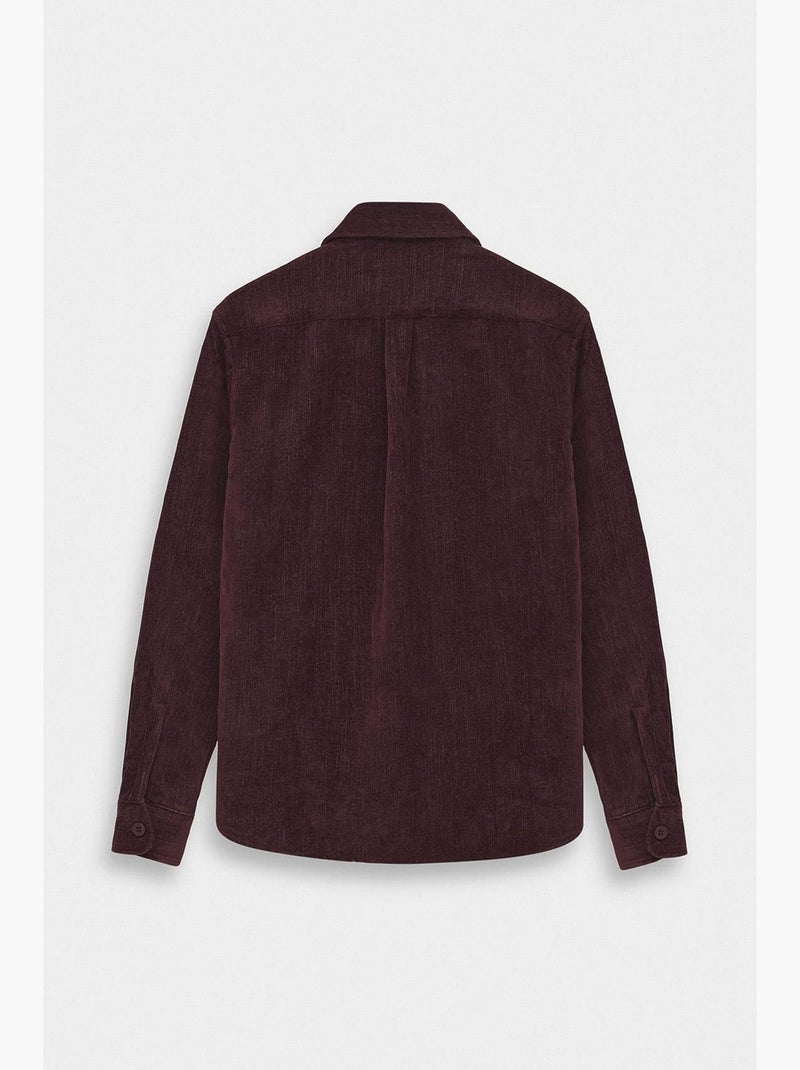 Camisa de algodón giesto Rojo burdeos - Kiabi
