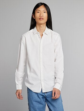 Camisa de algodón Oxford - Kiabi