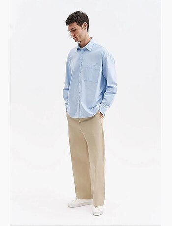 Camisa de algodón para hombre giesto