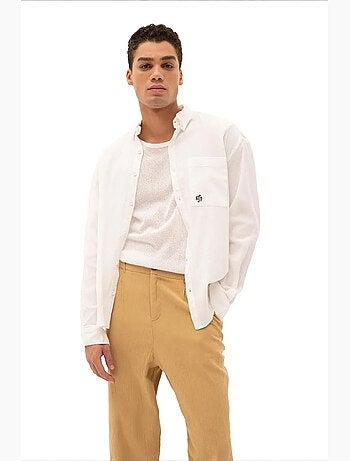 Camisa de algodón para hombre giesto