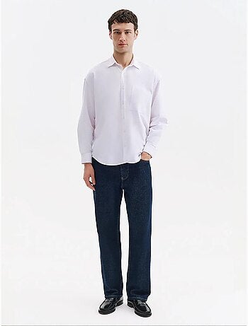 Camisa de algodón para hombre giesto