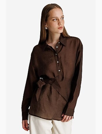 Camisa de algodón para mujer mixray