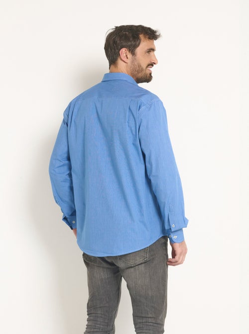 Camisa de cambray de manga larga - Afibel - Kiabi