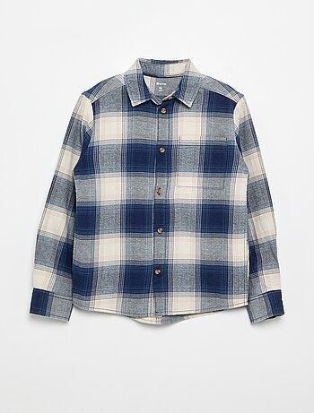 Camisa de cuadros - colección fácil de poner