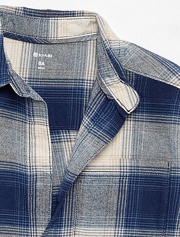 Camisa de cuadros - colección fácil de poner