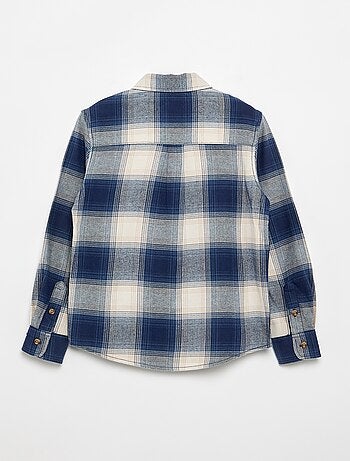 Camisa de cuadros - colección fácil de poner