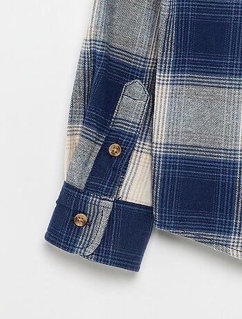 Camisa de cuadros - colección fácil de poner