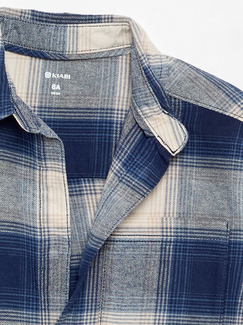 Camisa de cuadros - colección fácil de poner - Kiabi Camisa de cuadros - colección fácil de poner - Kiabi
