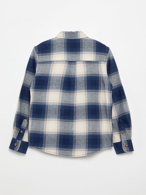 Camisa de cuadros - colección fácil de poner - Kiabi Camisa de cuadros - colección fácil de poner - Kiabi
