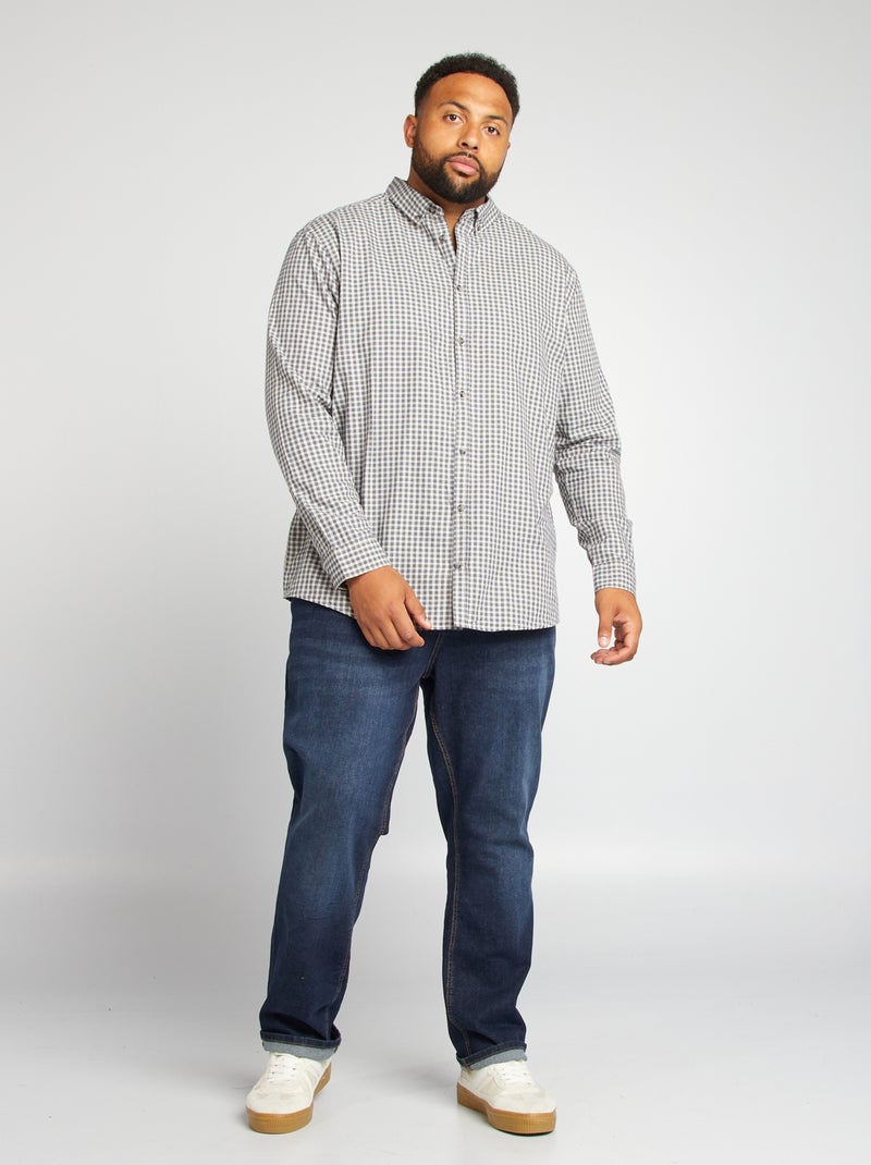 Camisa de cuadros AZUL - Kiabi