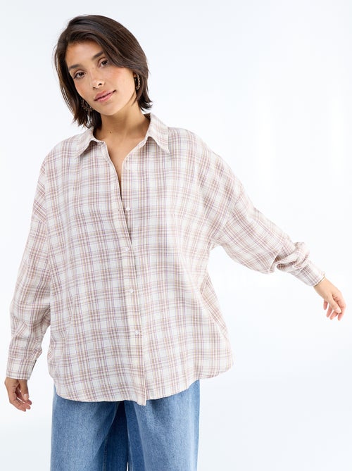 Camisa de cuadros - Kiabi Camisa de cuadros - Kiabi