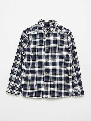 Camisa de cuadros de franela