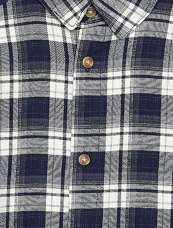 Camisa de cuadros de franela