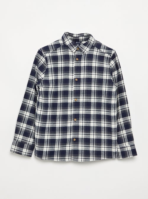 Camisa de cuadros de franela - Kiabi