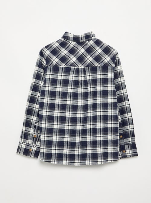 Camisa de cuadros de franela - Kiabi