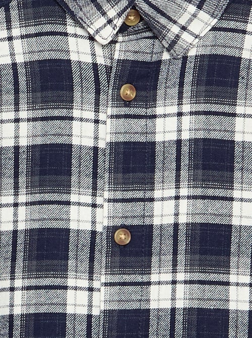 Camisa de cuadros de franela - Kiabi