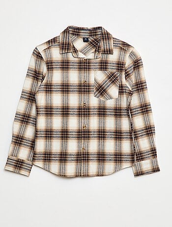 Camisa de franela a cuadros