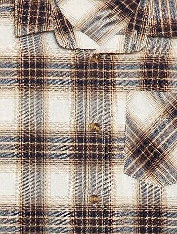 Camisa de franela a cuadros