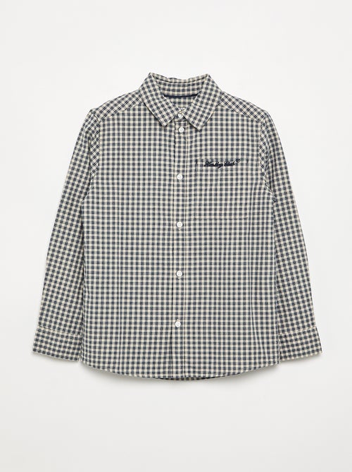 Camisa de cuadros de franela - Kiabi Camisa de cuadros de franela - Kiabi