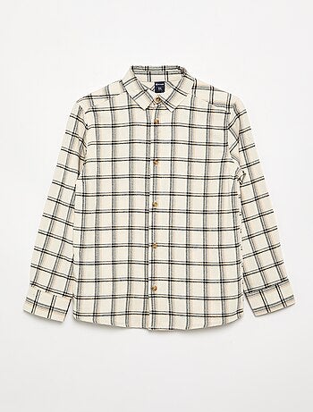 Camisa de cuadros de franela