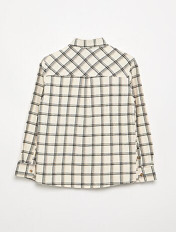 Camisa de cuadros de franela