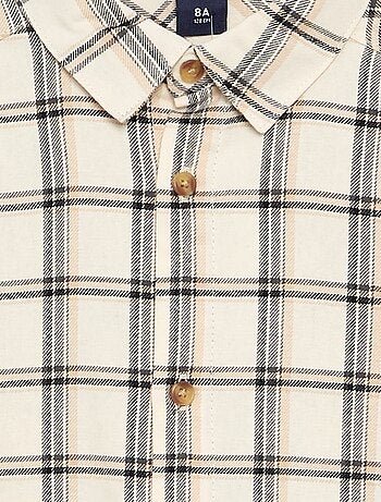 Camisa de cuadros de franela