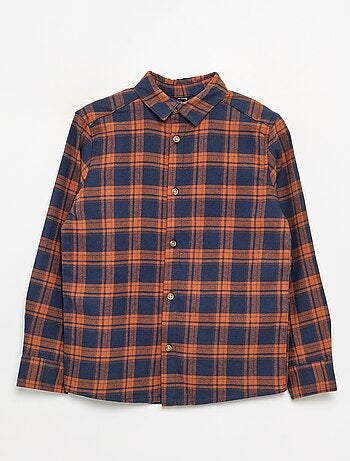 Camisa de cuadros de franela