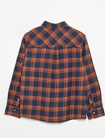 Camisa de cuadros de franela