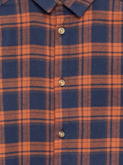 Camisa de cuadros de franela - Kiabi Camisa de cuadros de franela - Kiabi