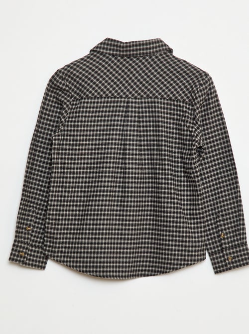 Camisa de cuadros de franela - Kiabi