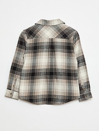 Camisa de franela a cuadros