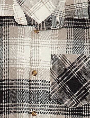 Camisa de franela a cuadros