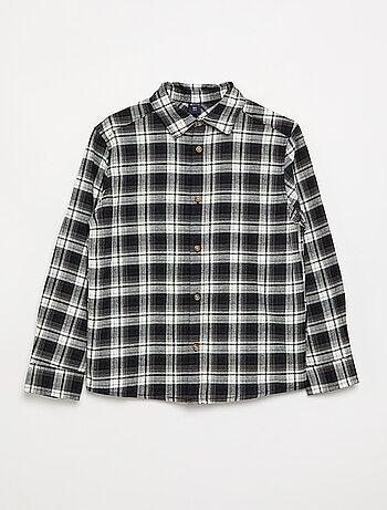 Camisa de cuadros de franela