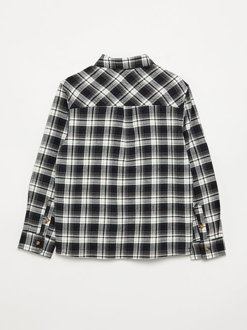 Camisa de cuadros de franela - Kiabi