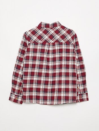 Camisa de cuadros de franela