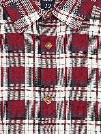 Camisa de cuadros de franela