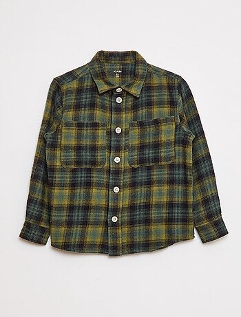 Camisa de cuadros de franela